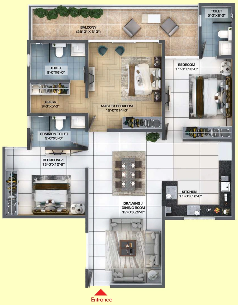 3 BHK Flat in Windlass River Valley in Harrawala, Dehradun - Image 924425