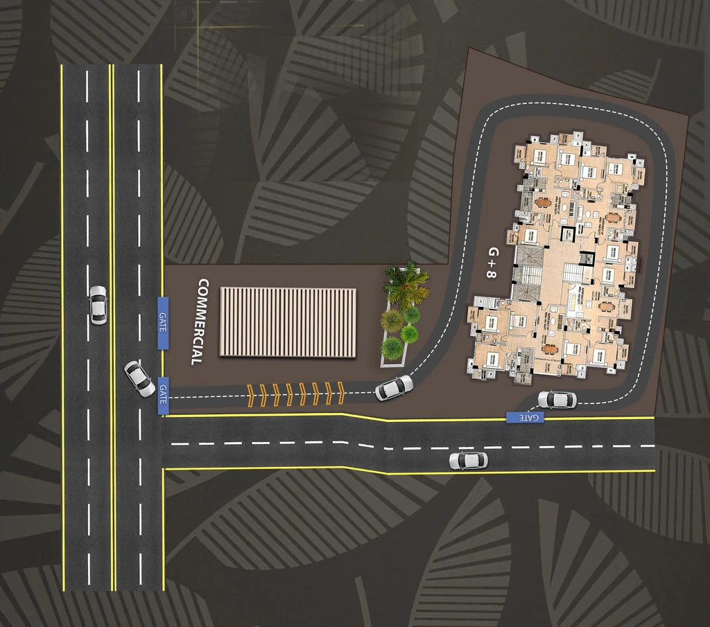 Master Plan of KC Swasteek Tusar Tower in Geeta Nagar, Guwahati - Image 417895