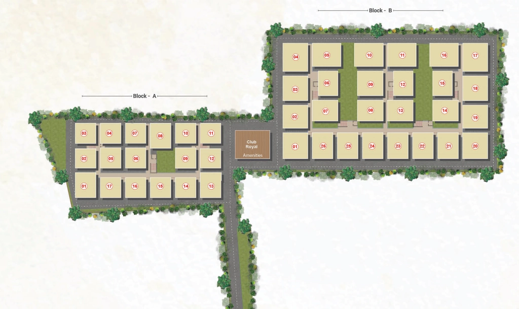Master Plan of Raj Royal Icon in Tadepalli, Vijayawada - Image 417932