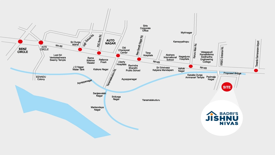 Location of Badris Jishnu Nivas - Image 417981