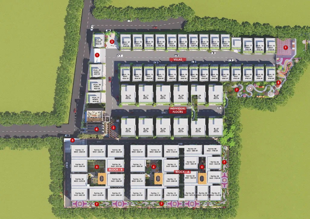 Master Plan of PVR Bhavishya Hills in Tadepalli, Vijayawada - Image 418001