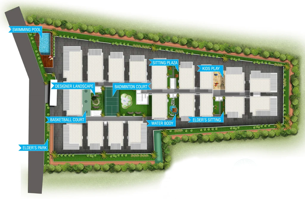 Master Plan of Square The Skigh in Tadepalli, Vijayawada - Image 418038