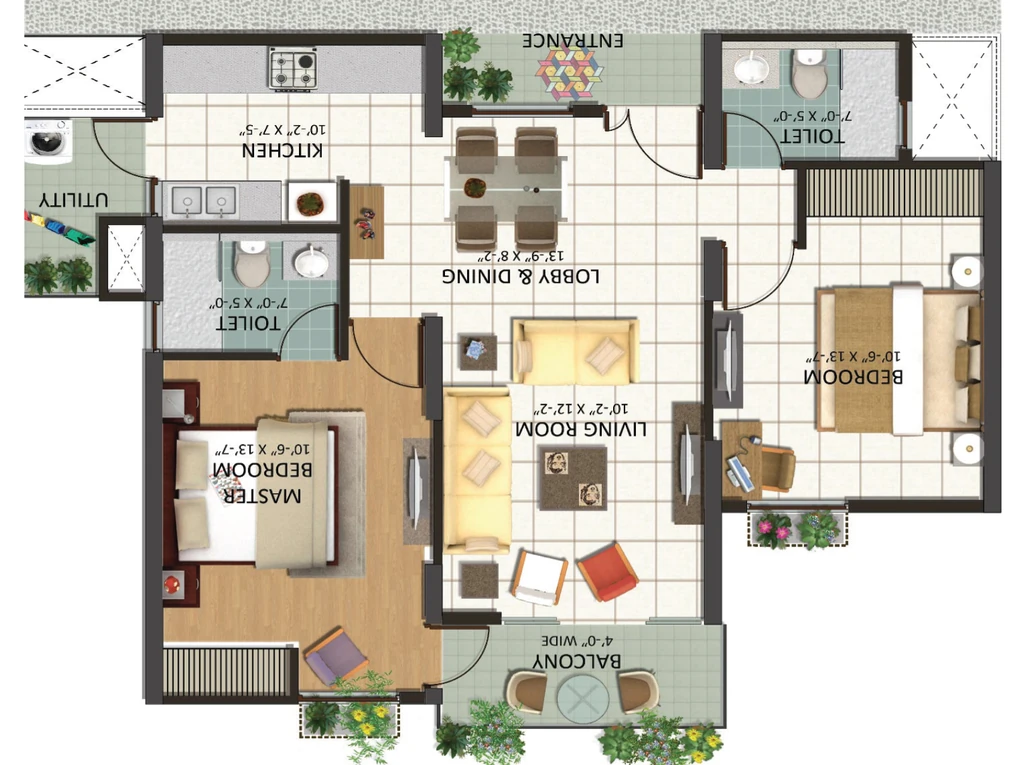 2 BHK Flat in Astrum Grandview Mysore Phase 1 in JP Nagar, Mysore - Image 924519