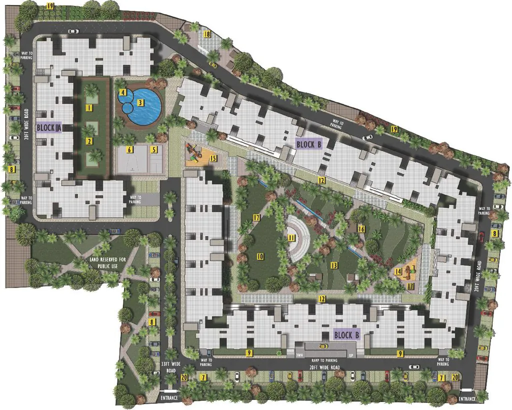 Master Plan of Astrum Grandview Mysore Phase 1 in JP Nagar, Mysore - Image 418078