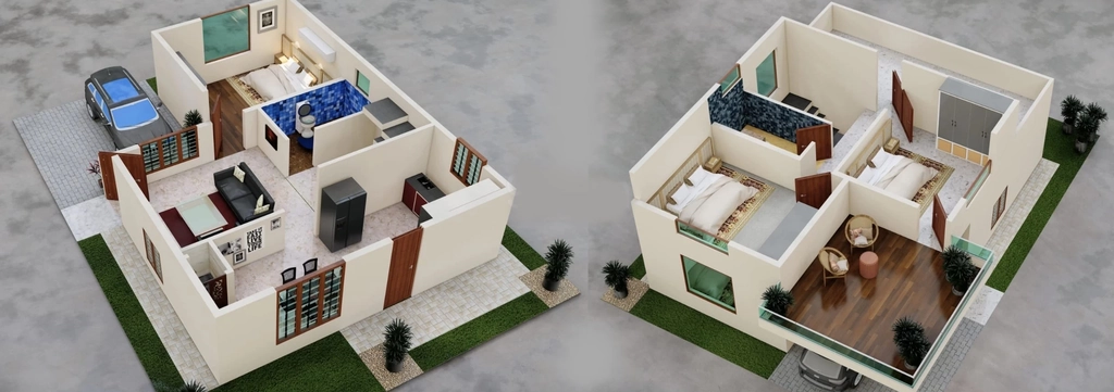 3 BHK House/Villa in Urban NC Sky Villas in Bogadi 2nd Stage, Mysore - Image 924533