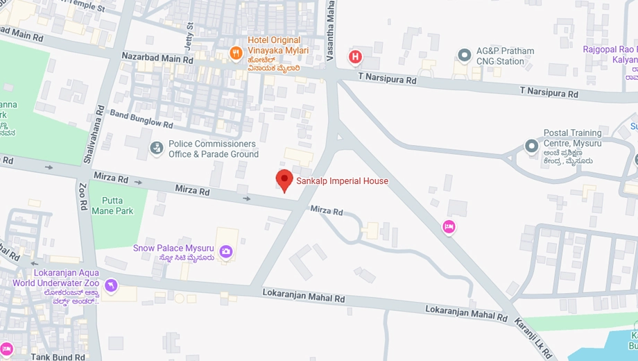 Location of Sankalp Imperial House in Nazarbad, Mysore - Image 418141