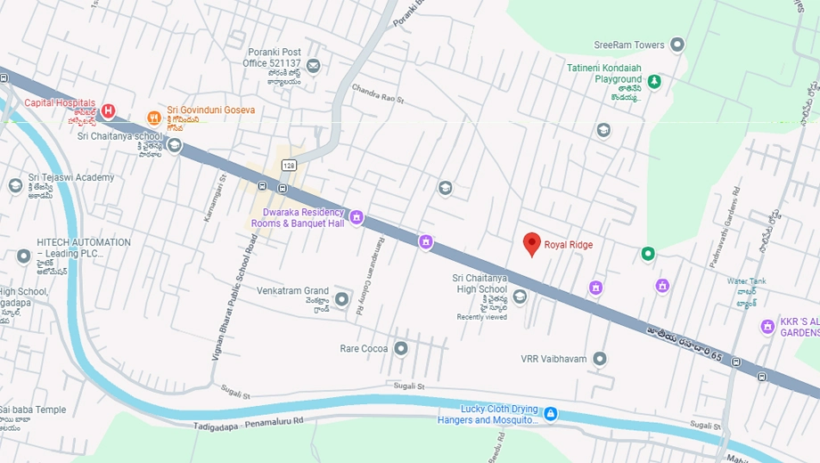 Location of Sri Royal Ridge in Poranki, Vijayawada - Image 418051