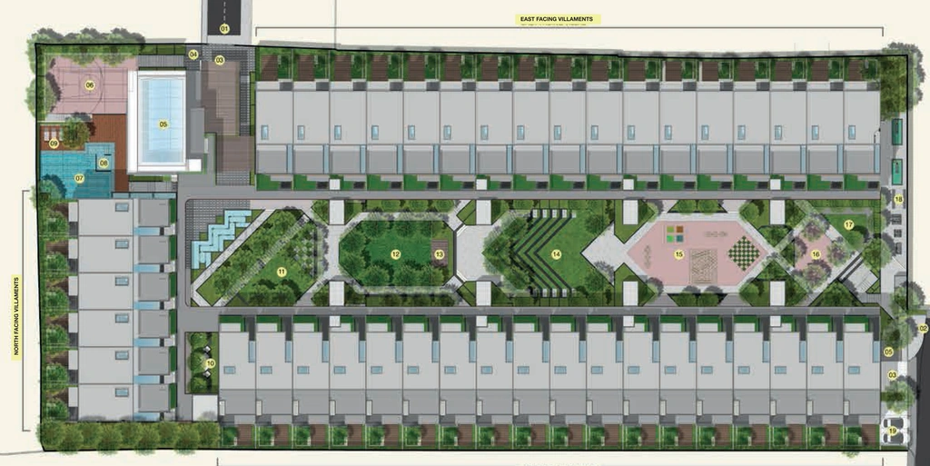 Master Plan of Veda Vilasa Villaments in Kengeri, Bangalore - Image 418188