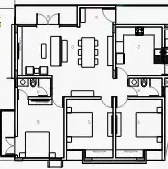 3 BHK Flat in Benchmark Urbana in Jayalakshmipuram, Mysore - Image 924547