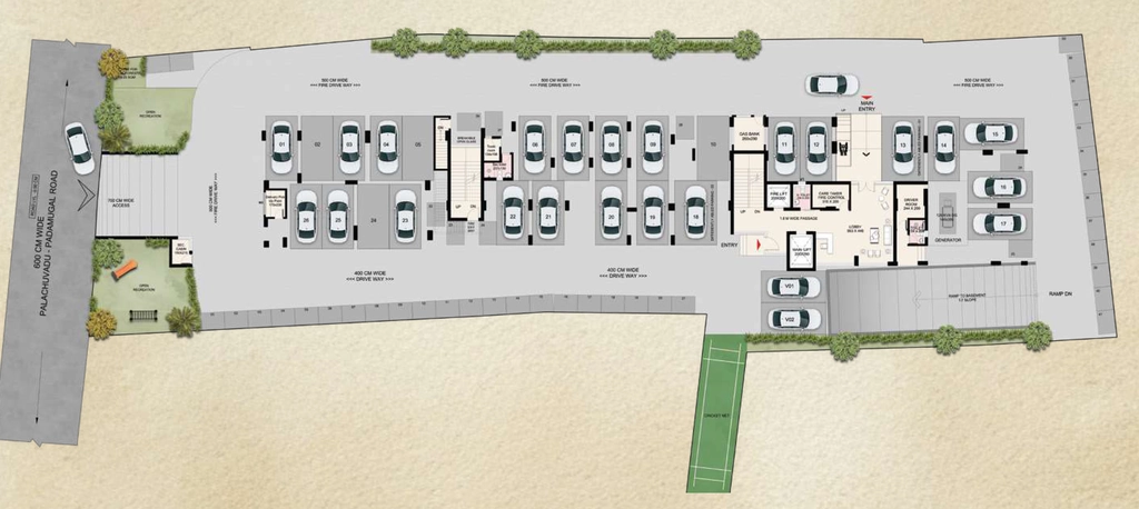 Master Plan of Classic Indian Essence in Kakkanad, Kochi - Image 418200