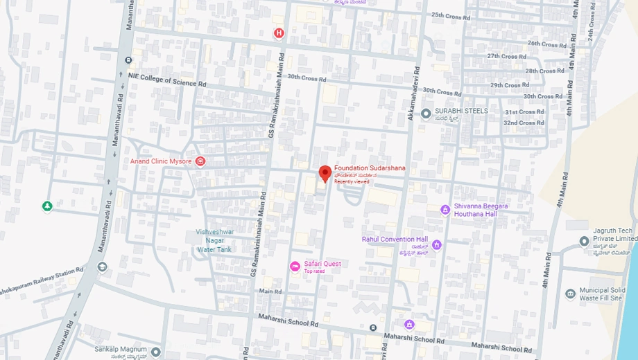Location of FN Foundations Sudharshana in Vidyaranyapuram, Mysore - Image 418213