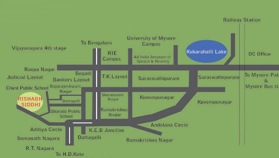 Location of Rishabh Siddhi in Dattagalli, Mysore - Image 418249