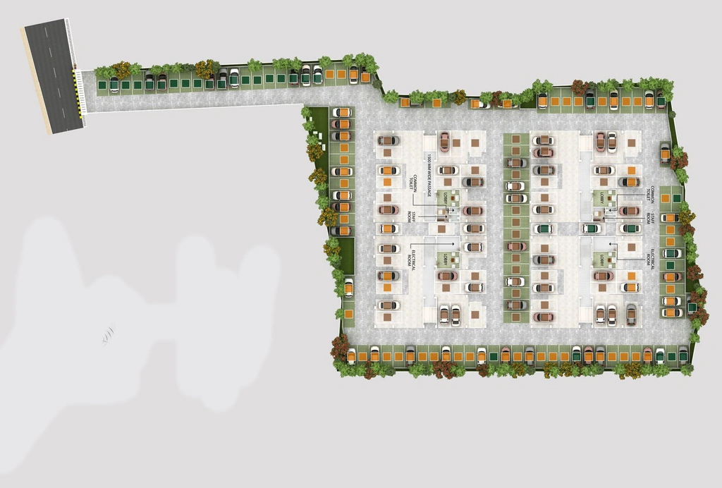 Master Plan of Protech Green in Panjabari, Guwahati - Image 418325
