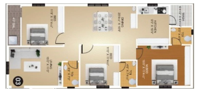 3 BHK Flat in Sree Amaravati Icon in Tadepalli, Vijayawada - Image 924622