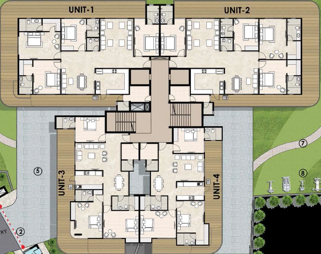 Floor Plan of Siddharth Vidhatre in Rajpur Road, Dehradun - Image 418406