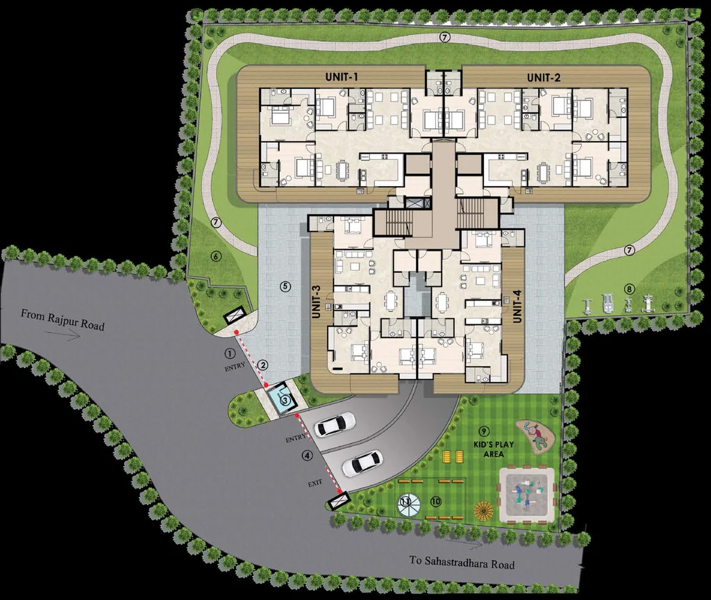 Master Plan of Siddharth Vidhatre in Rajpur Road, Dehradun - Image 418407