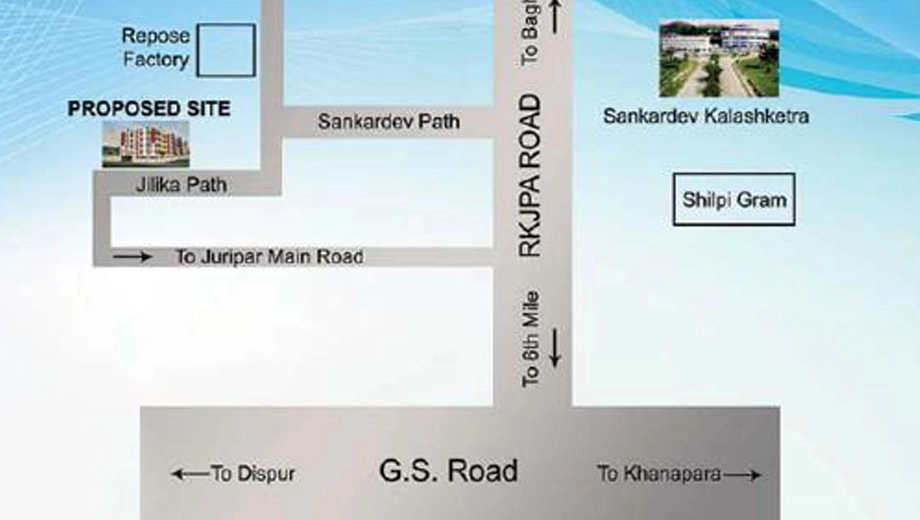 Location of Nav Srinath Nakesha in Panjabari, Guwahati - Image 418461