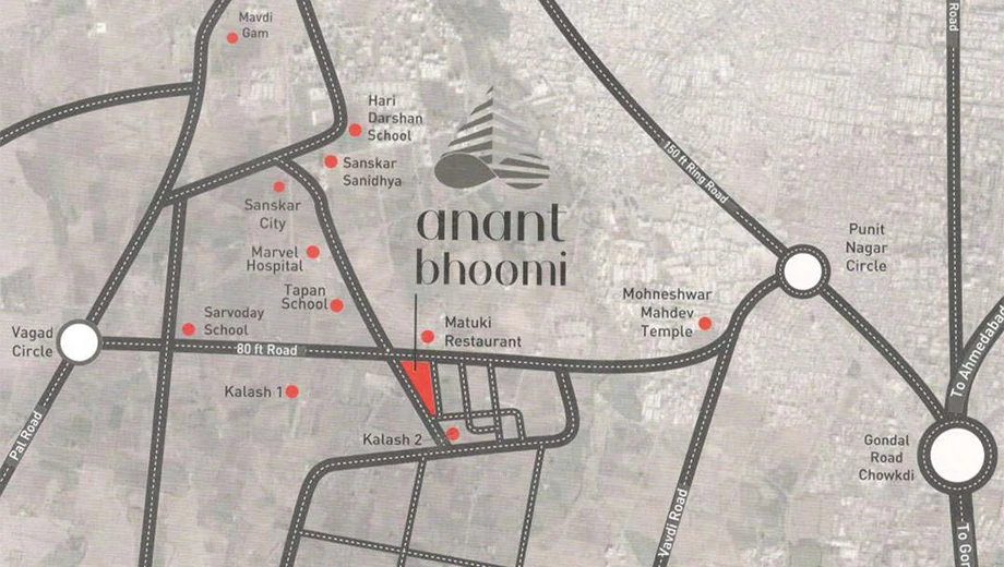 Location of Anant Bhoomi - Image 418466