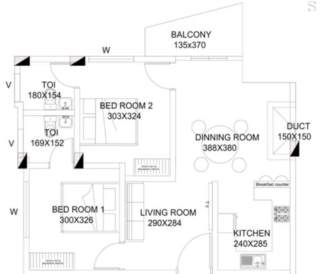 2 BHK Flat in MapletreeLiving The Lumiere in Kakkanad, Kochi - Image 924688