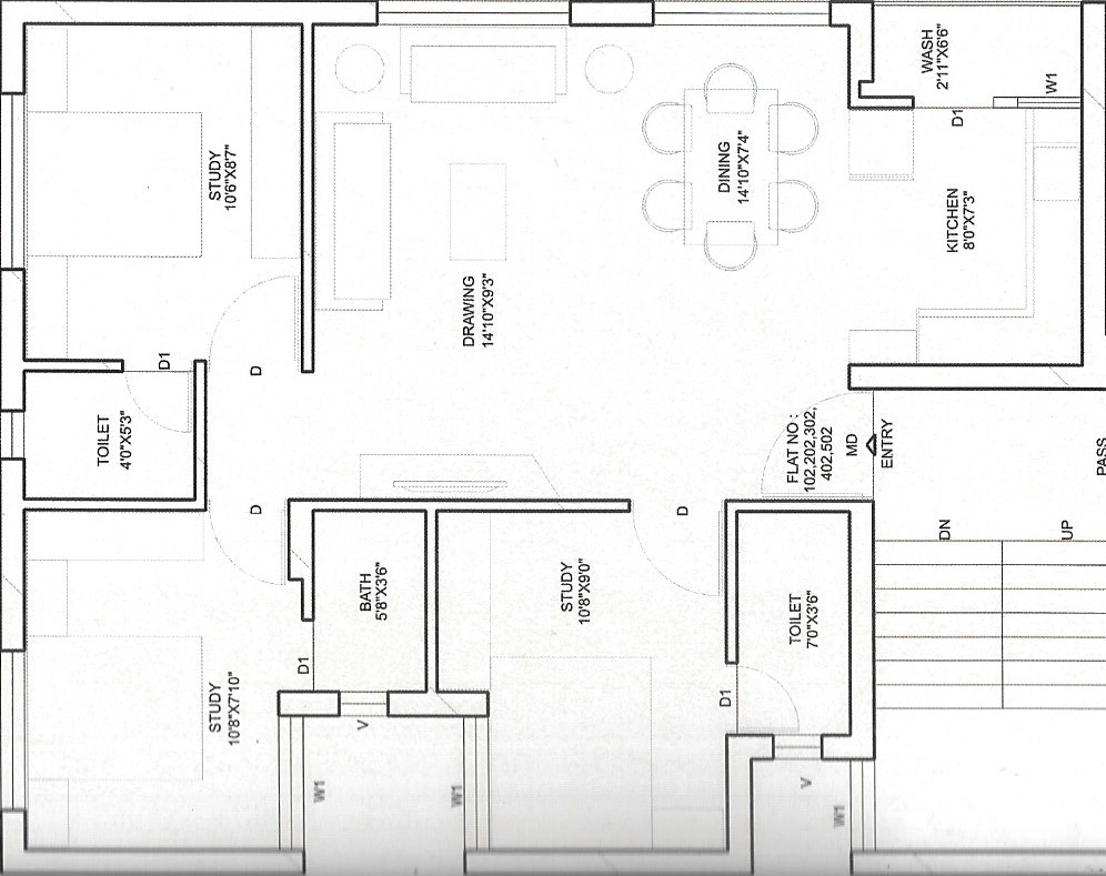 3 BHK Flat in Chitranjan Bhoomi Apartment in Mavdi, Rajkot - Image 924692