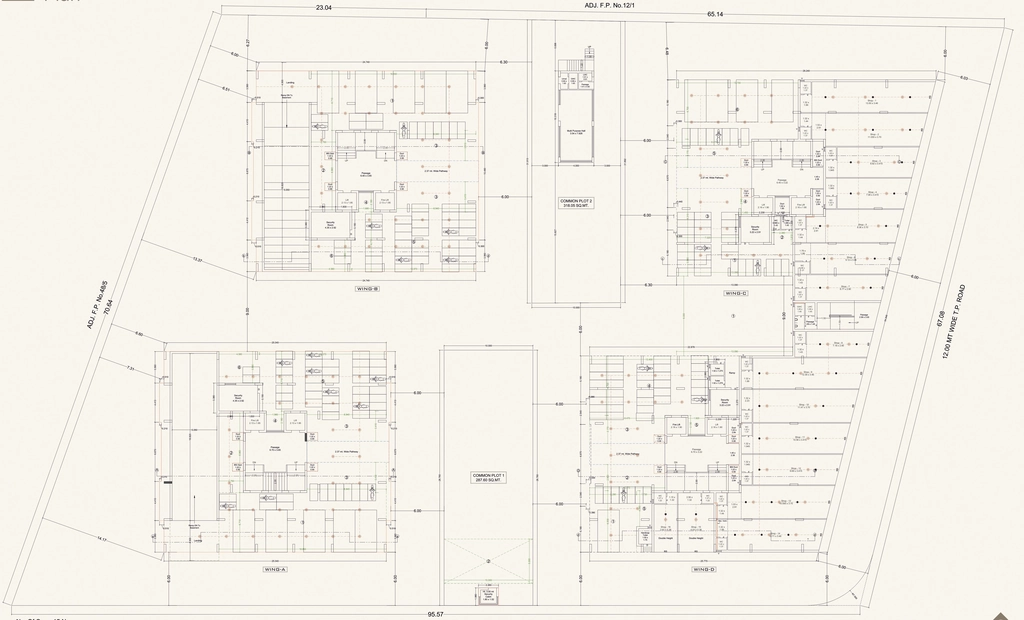 Master Plan of BLJ Silver Square in Mavdi, Rajkot - Image 418515