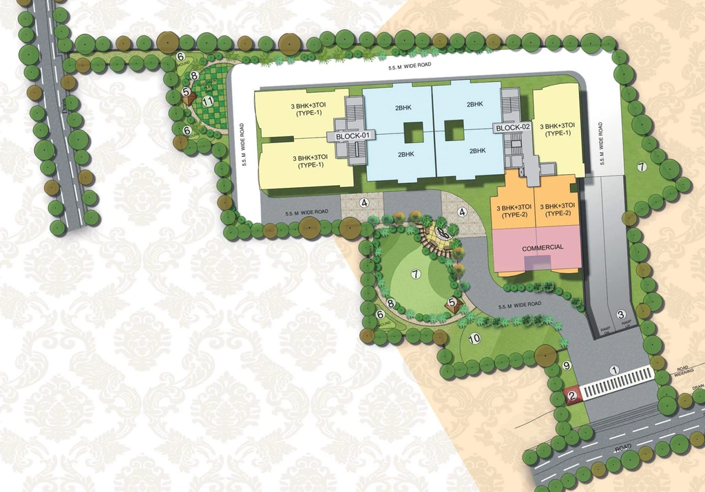 Master Plan of Siddharth Estate in GMS Road, Dehradun - Image 418523