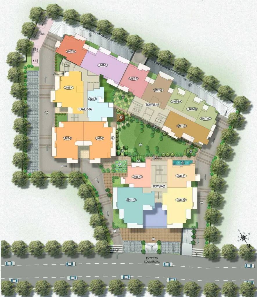 Master Plan of Siddharth Central in GMS Road, Dehradun - Image 418536