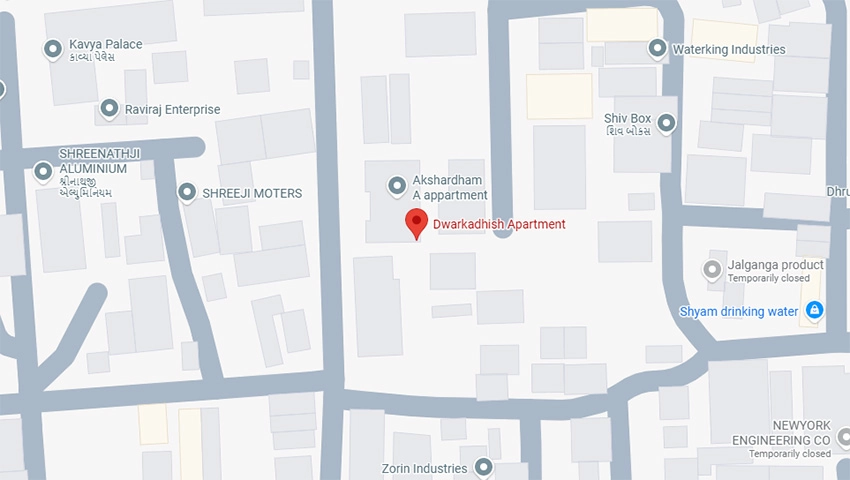 Location of Dwarkadhish Apartment in Mavdi, Rajkot - Image 418560