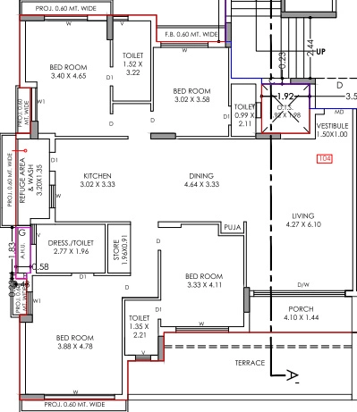 4 BHK Flat in Harishyam in Mavdi, Rajkot - Image 924729