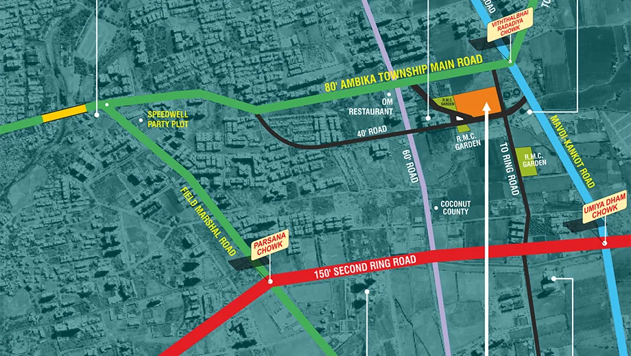 Location of Harishyam in Mavdi, Rajkot - Image 418578