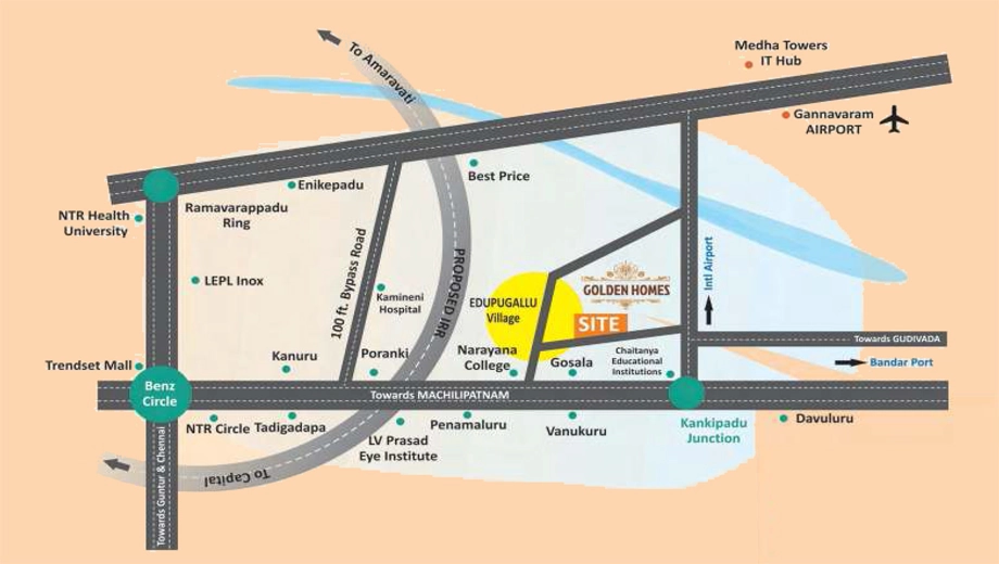 Location of Bhavishya Golden Homes - Image 418730