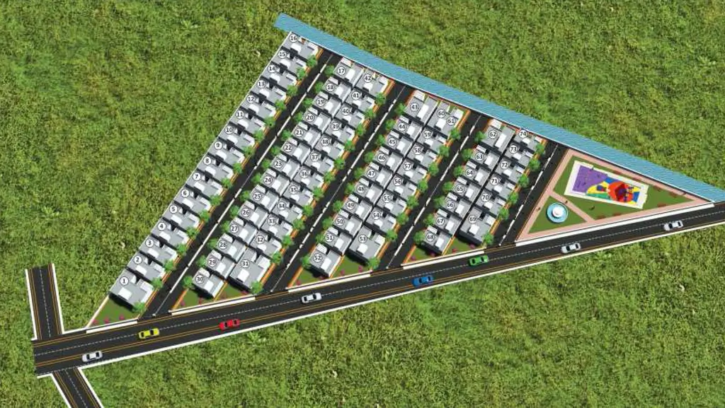 Master Plan of Bhavishya Golden Homes in Poranki, Vijayawada - Image 418731