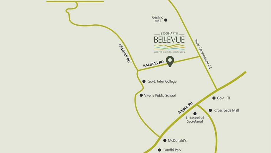 Location of Siddharth Bellevue - Image 418606