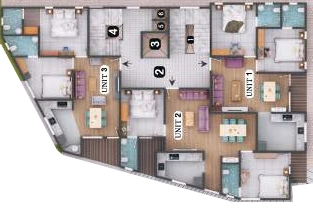 Floor Plan of Adonai Elegant in Kulathoor, Thiruvananthapuram - Image 419086