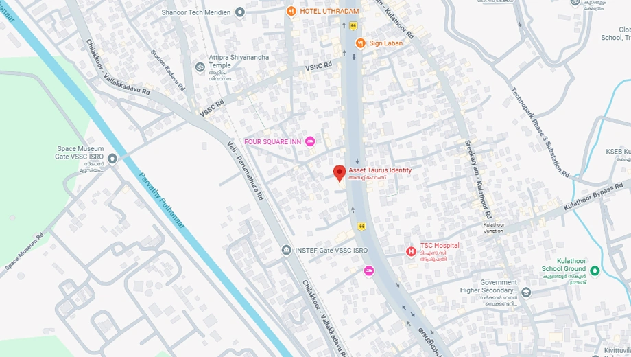 Location of Asset Taurus Identity in Kulathoor, Thiruvananthapuram - Image 419113