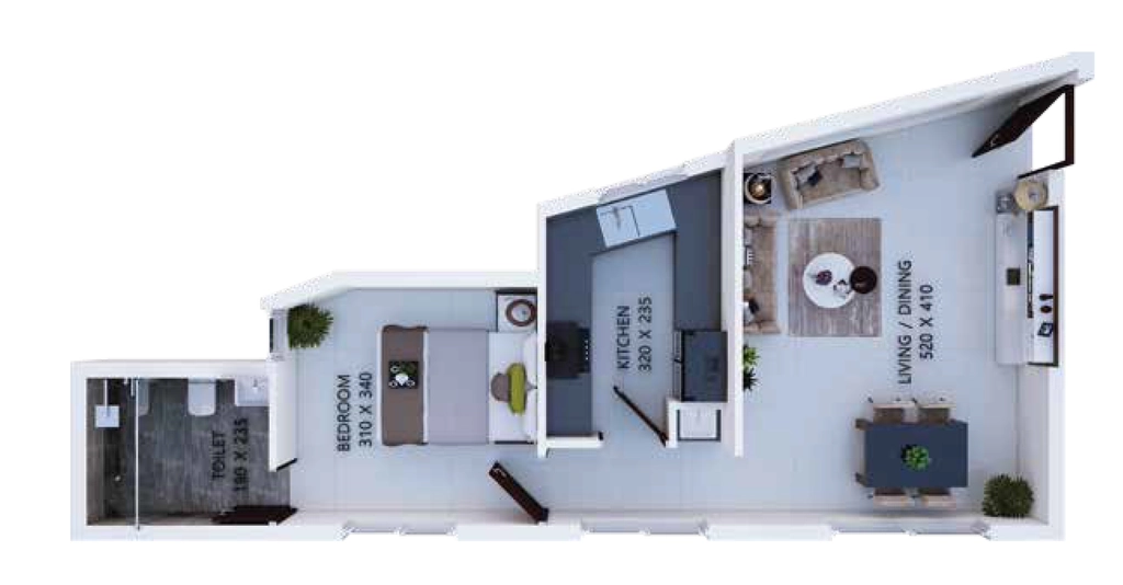 1 BHK Flat in Creations Neil Castle in Kulathoor, Thiruvananthapuram - Image 924938