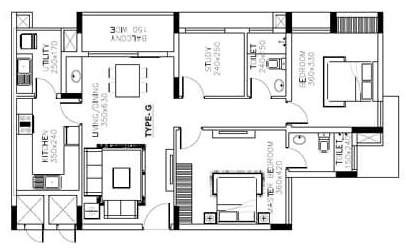 2.5 BHK Flat in Artech Metropolis in Mannanthala, Thiruvananthapuram - Image 924974