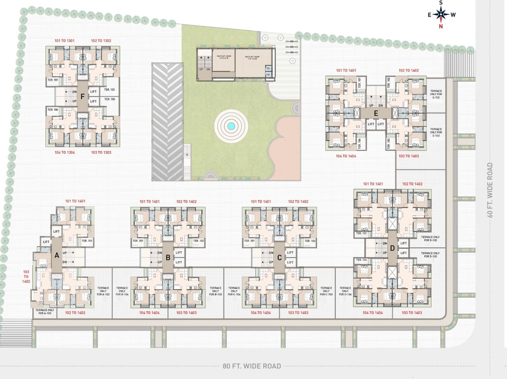 Master Plan of NDK Shilp Aura in Mavdi, Rajkot - Image 418640