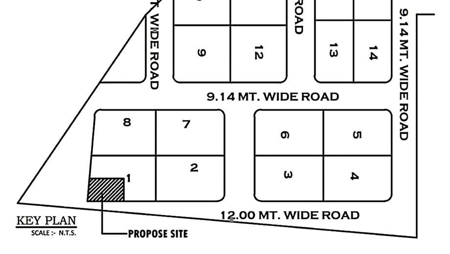 Location of Dharmendrabhai Radhe Apartment in Mavdi, Rajkot - Image 418644