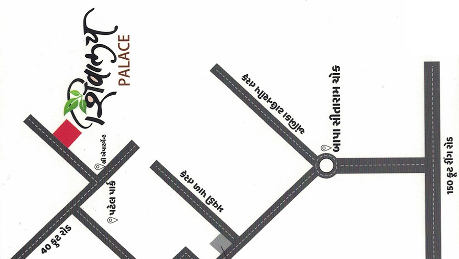 Location of Shreeji Shivalay Palace in Mavdi, Rajkot - Image 418703