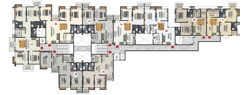 Floor Plan of Shree Shiva Enclave in Panjabari, Guwahati - Image 418746