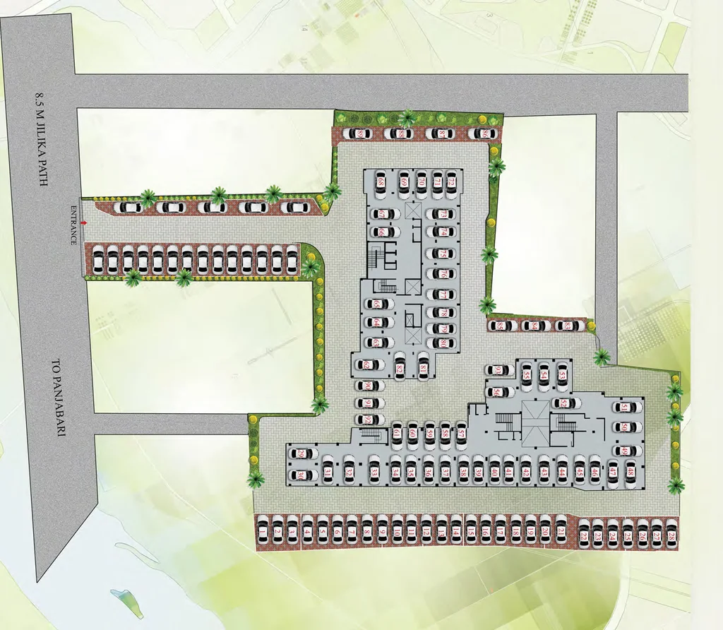 Master Plan of Shree Shiva Enclave in Panjabari, Guwahati - Image 418747