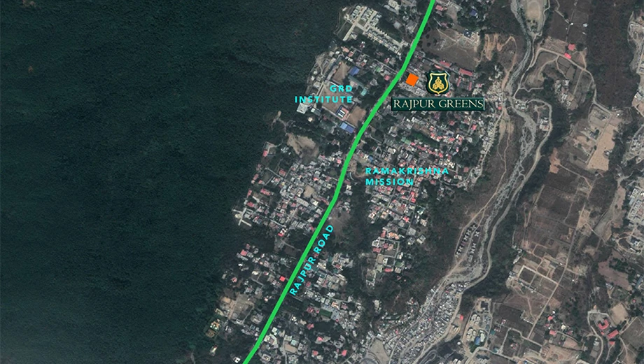 Location of Earthcon Rajpur Greens in Rajpur Road, Dehradun - Image 418736