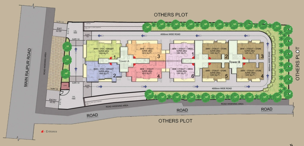 Master Plan of Earthcon Rajpur Greens in Rajpur Road, Dehradun - Image 418737