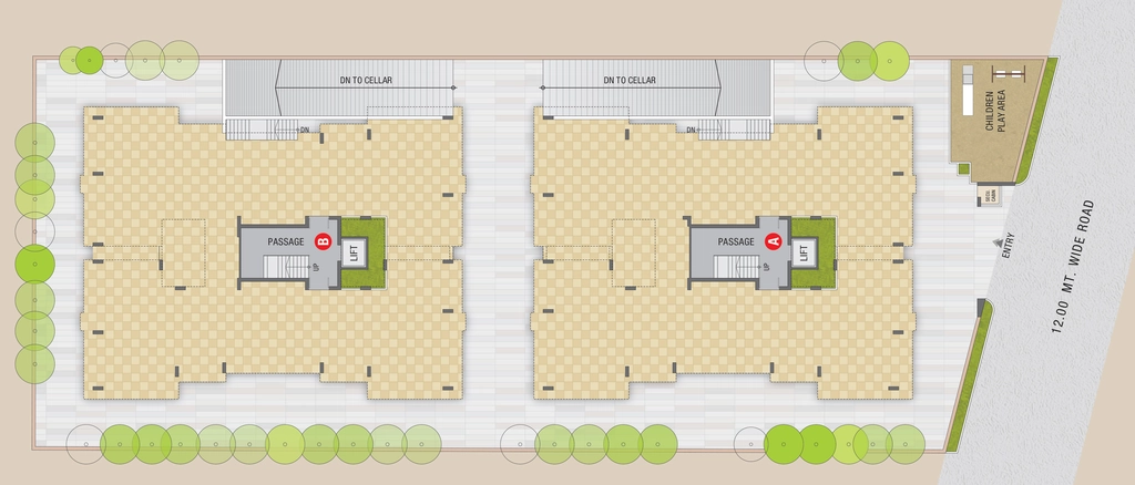 Master Plan of Shubh Harmony Exotica in Mavdi, Rajkot - Image 418762