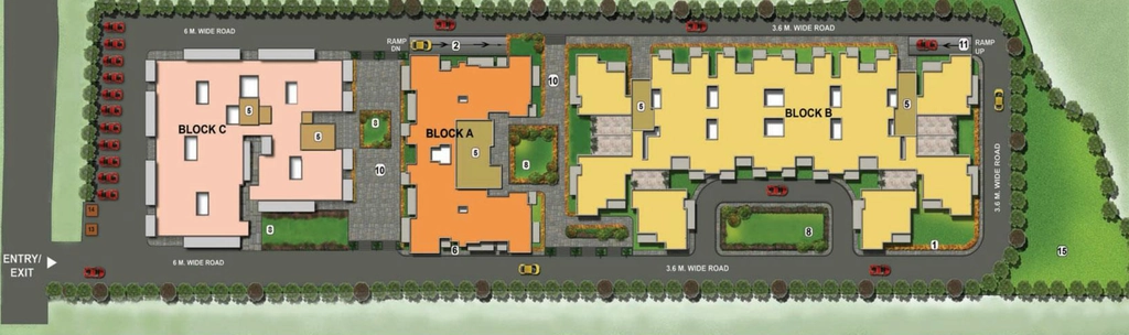 Master Plan of GAV Green View Blossom in Sahastradhara Road, Dehradun - Image 418759