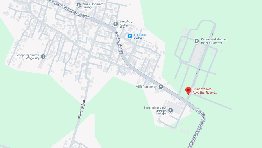 Location of Sri Brundavanam Advaitha in Gannavaram, Vijayawada - Image 418784