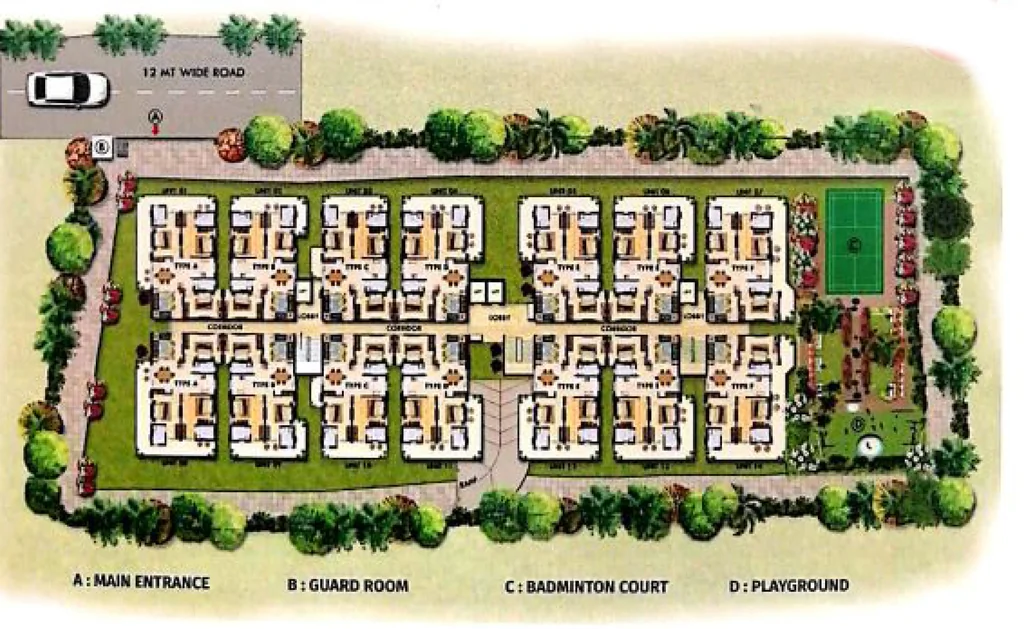 Master Plan of Pearl Heights Apartment in Majra, Dehradun - Image 418868