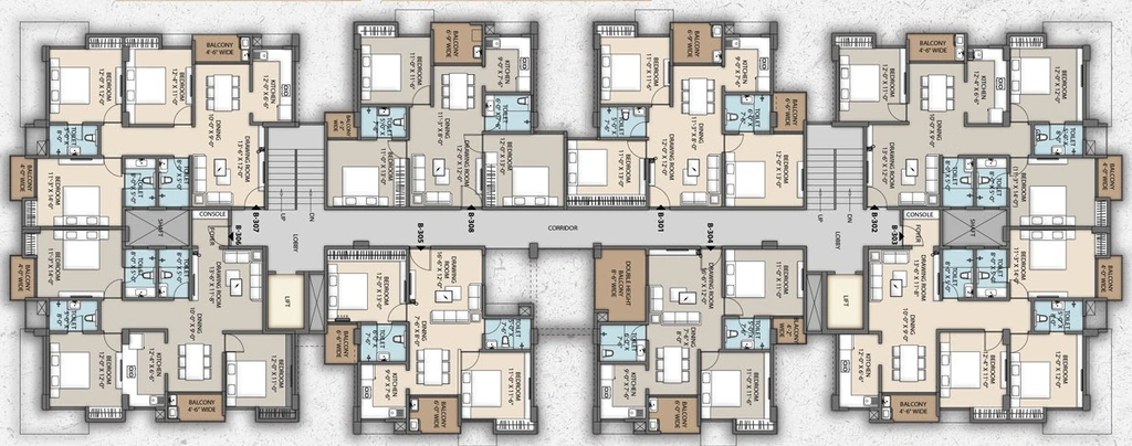 Floor Plan of Uttarayan Vedic Estate in Garchuk, Guwahati - Image 418931