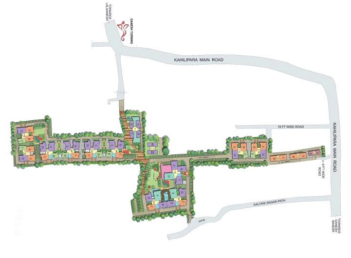 Master Plan of Uttarayan Ville in Kahilipara, Guwahati - Image 418967